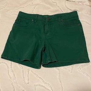 green shorts